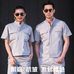 一汽大眾短袖工作服 夏季汽修工作服 JL-QX009