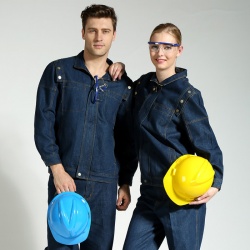 國家電網牛仔服，電焊工作服 JL-NZ001